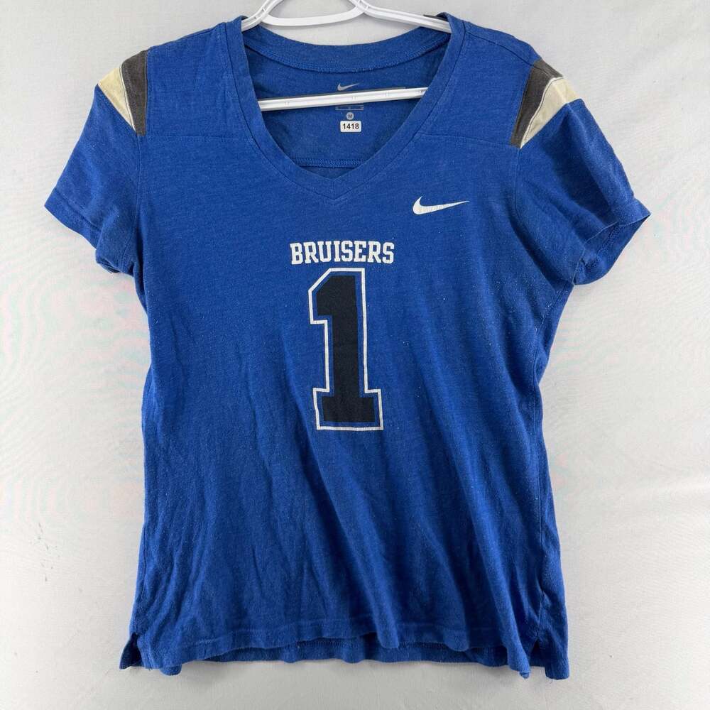 1418 Nike Women's Bruisers #1 V-Neck T-Shirt, M